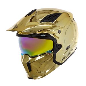 MT Street Fighter SV Chrome A9 Gold Trail Helmet