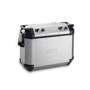 Givi Side Case New Outback OBKN37AR silver right.