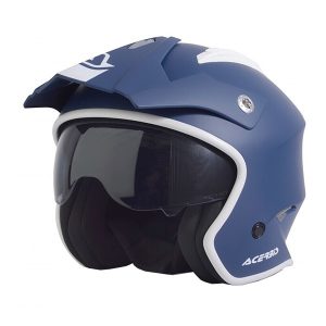 Acerbis Jet Aria Jet Helmet Blue White