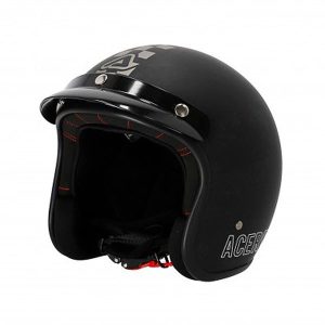 Jet helmet Acerbis Skodela Black Grey