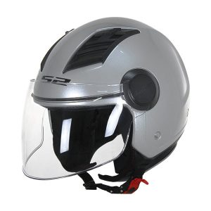 Jet Helmet Ls2 OF562 AirFlow Brilliant Grey