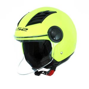 Jet Helmet Ls2 OF562 AirFlow Yellow