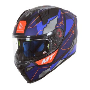 MT Revenge 2 Hector Garzo A7 Full face helmet matte blue