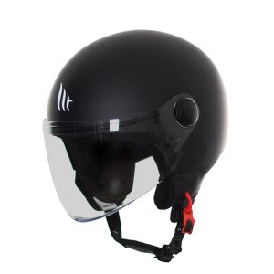 MT Street Jet Helmet Brilliant Black
