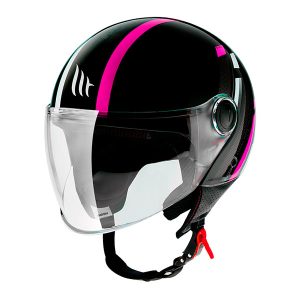Jet MT Street Scope Helmet Black Pink