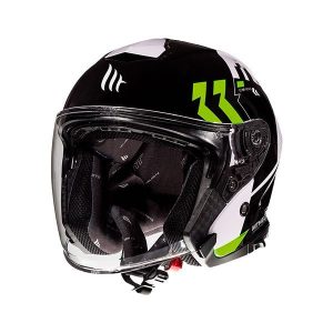 Jet Helmet MT Thunder 3 Sv Venus A6 green