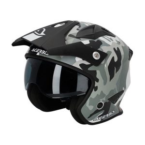 Jet Acerbis Jet Aria 22-06 Matte Camouflaged Helmet