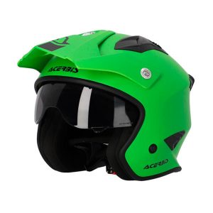 Jet Acerbis Jet Aria 22-06 Matte Fluor Green Helmet
