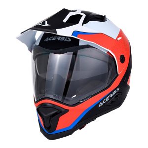 Acerbis Reactive Trail Helmet Graffix Red White