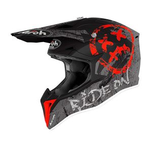 Airoh Wraap Smile Red Child Helmet