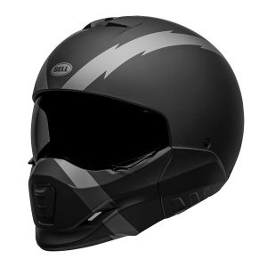 Jet Bell Broozer Arc Helmet Black Gray Matte