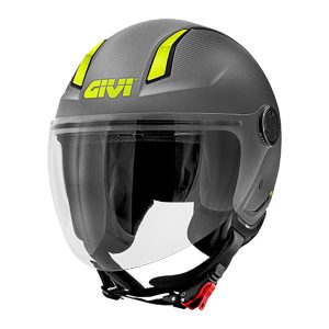 Givi Jet Helmet 11.7 Solid Color Titanium Matte Yellow