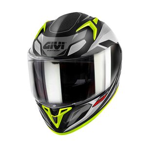 Givi Integral Helmet 50.8 Brave Black Titanium Yellow Matte