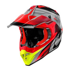 Givi Motocross Helmet 60.1 Fresh Red Black Titanium