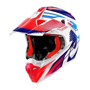 Givi Motocross Helmet 60.1 Fresh Red Blue White