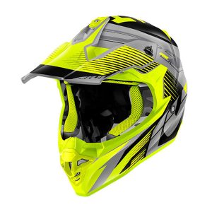 Givi Motocross Helmet 60.1 Fresh Black Yellow Matt