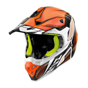 Givi Motocross Helmet 60.1 Inverted Black Matte Orange