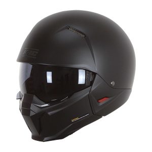 HJC i20 jet helmet semi smooth black