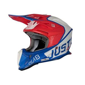 Motocross Helmet Just1 J18 Vertigo Blue White Red