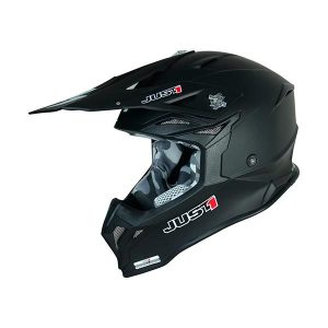 Motocross Helmet Just1 J39 Solid Matte Black