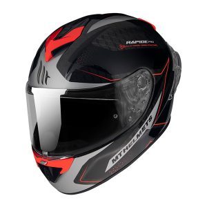 MT FF104PRO Full Face Helmet Rapide Pro Master B5 Fluor Red