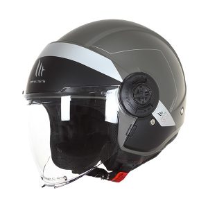 Jet MT OF502SV Helmet Viale SV 68 Unit D2 Matt Gray