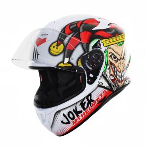 MT Targo Joker A0 Integral White Helmet
