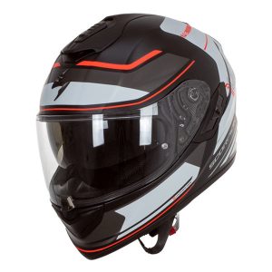 Scorpion EXO-1400 Air Vittoria integral helmet black white