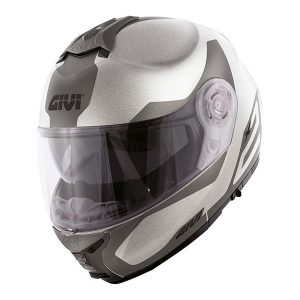 Givi X.21 Challenger Spirit Titanium Silver Black Modular Helmet